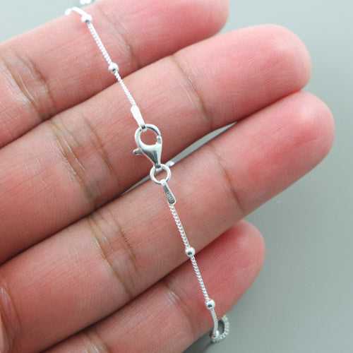 925 Silver Necklace in sizes 42cm-45cm-50cm-60cm