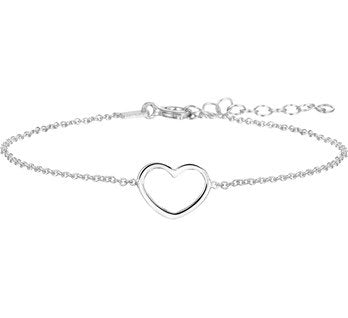 Bracelet Heart Real Silver