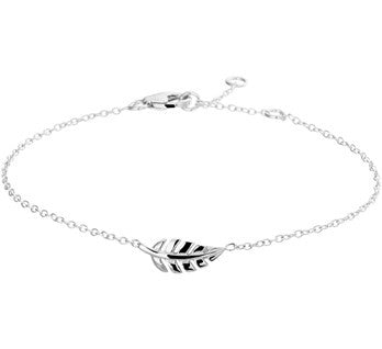 Bracelet Feather Silver