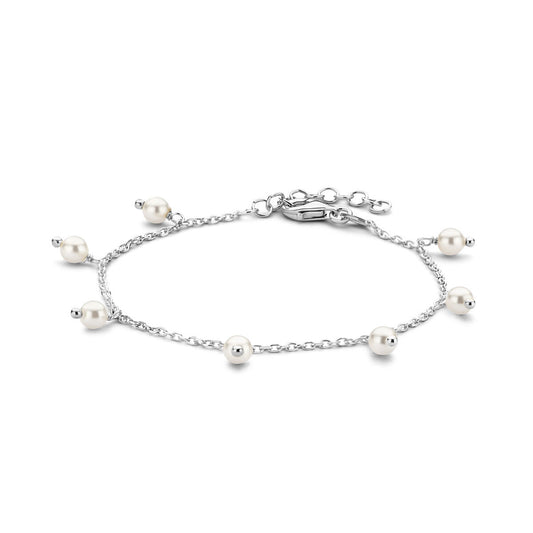 Freshwater Pearl Bracelet - Real Silver