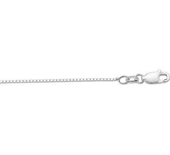 50cm Silver Unisex Necklace