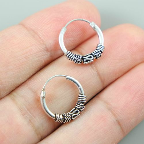 Bali earrings Silver