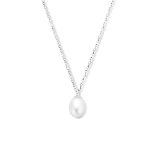 Freshwater Pearl Necklace - Real Silver