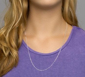 Gourmet Ketting Zilver - 60cm - 70cm