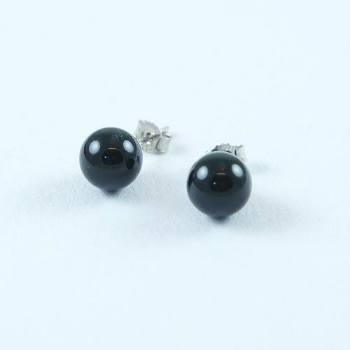 Onyx Oorstekers 8mm