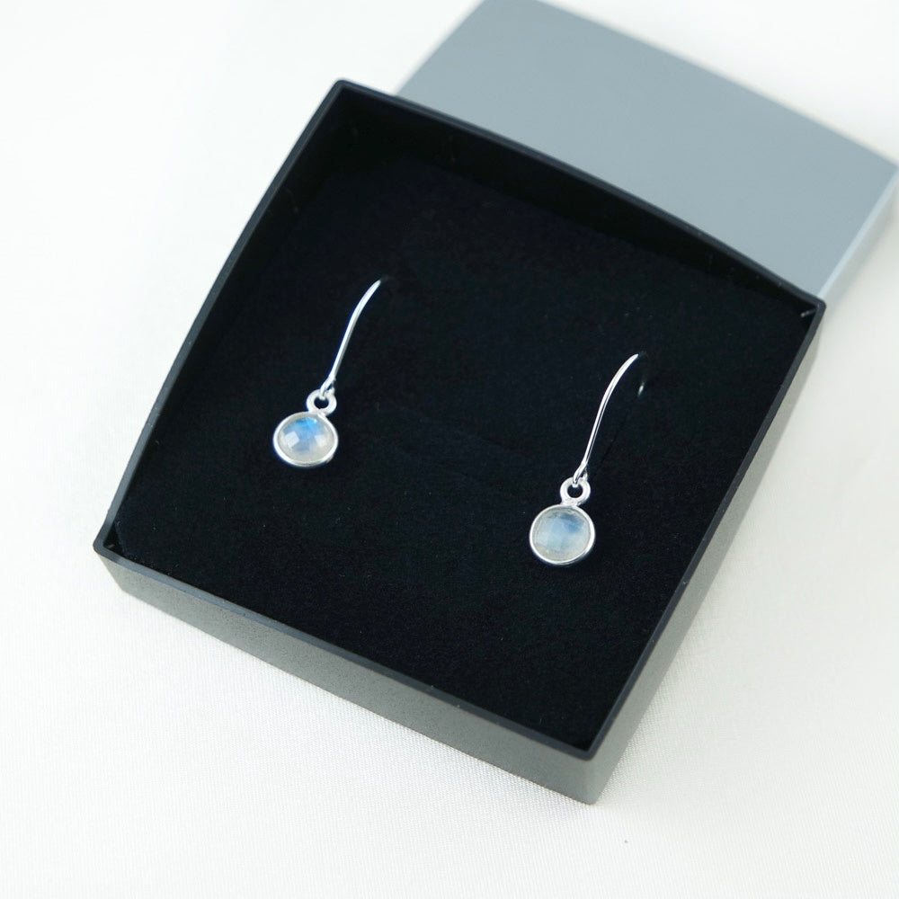 Rainbow Moonstone Earrings