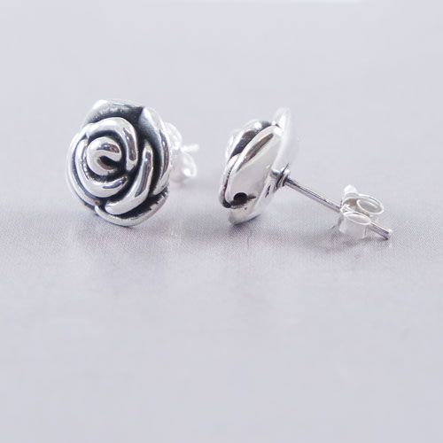 Rose Stud Earrings