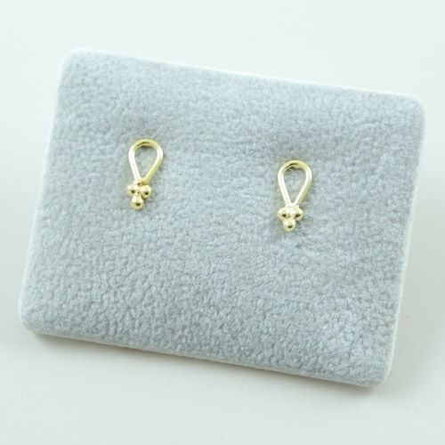 Gold Plated Drop Earrings - Stud Earrings