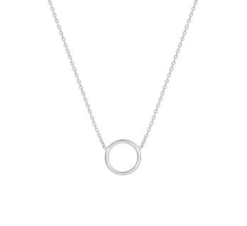 Silver Chain Open Circle - Open Circle