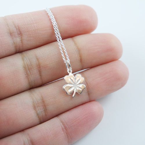 Silver Clover Necklace