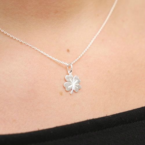 Silver Clover Necklace