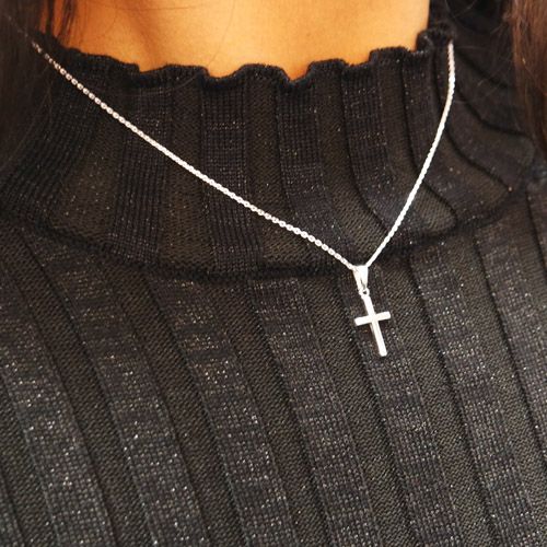 Silver Cross Necklace