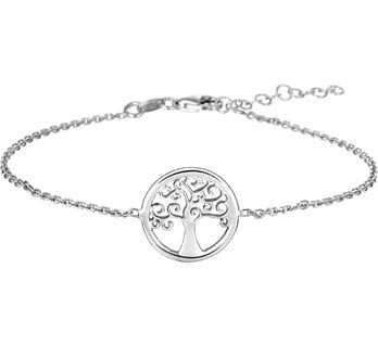 Silver Tree of Life Bracelet