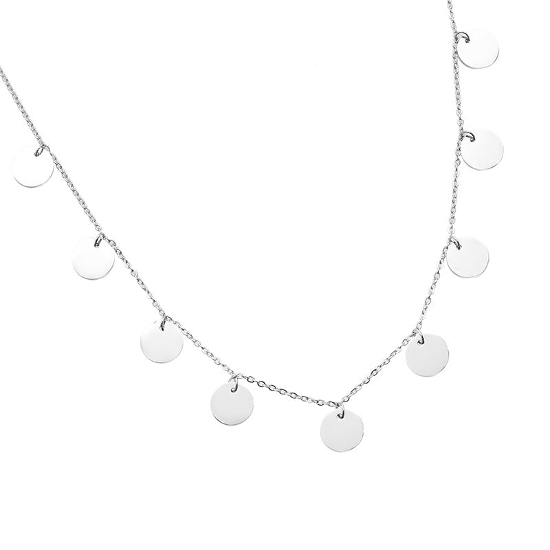 Muntjes ketting Stainless Steel - Only Circles