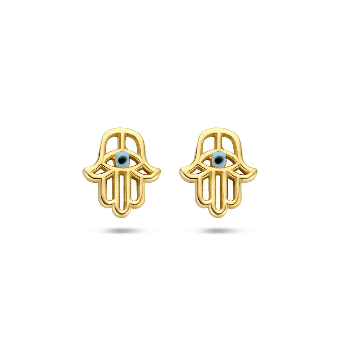 Earrings Fatima Hand - Gold Plated