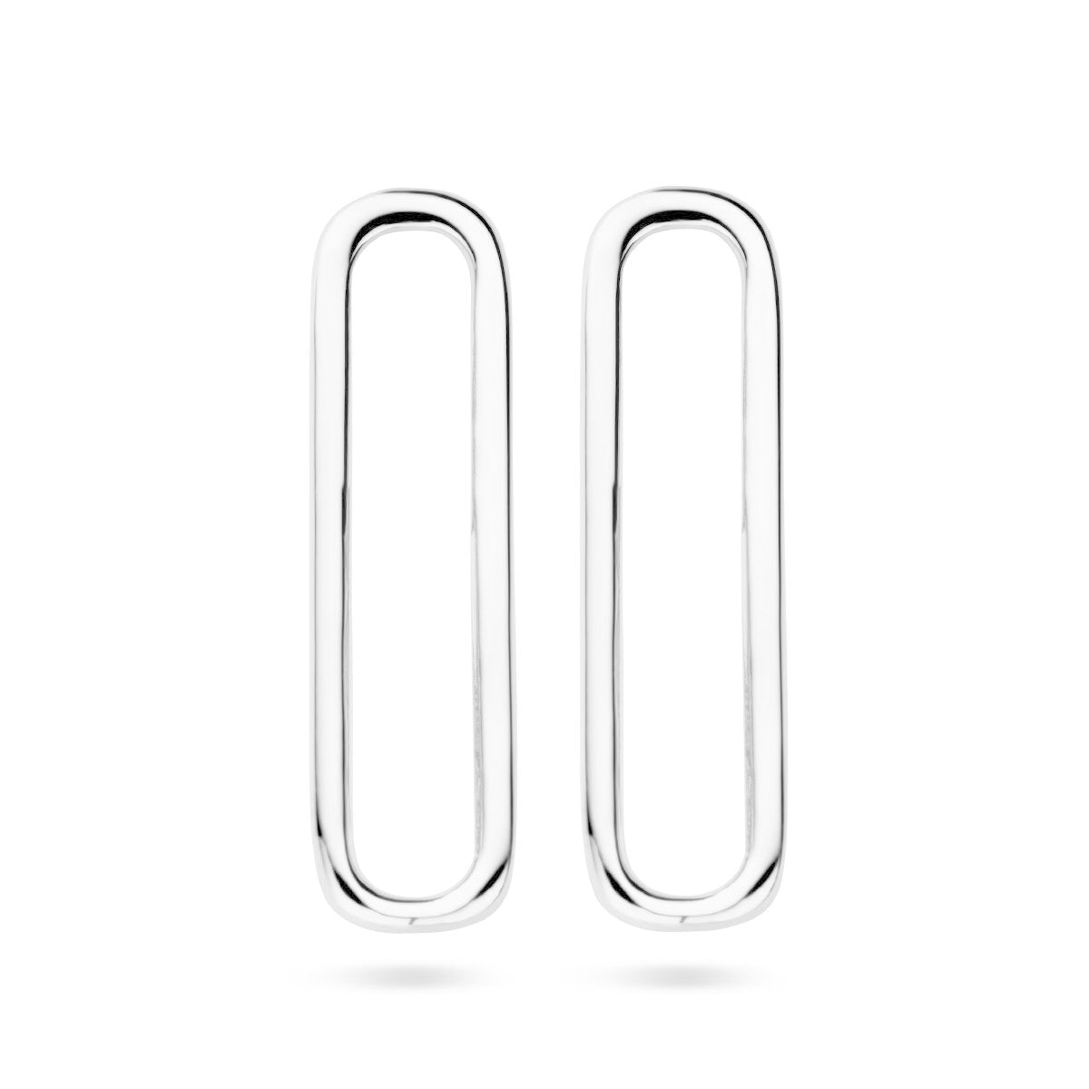 Paperclip Earrings - Real Silver