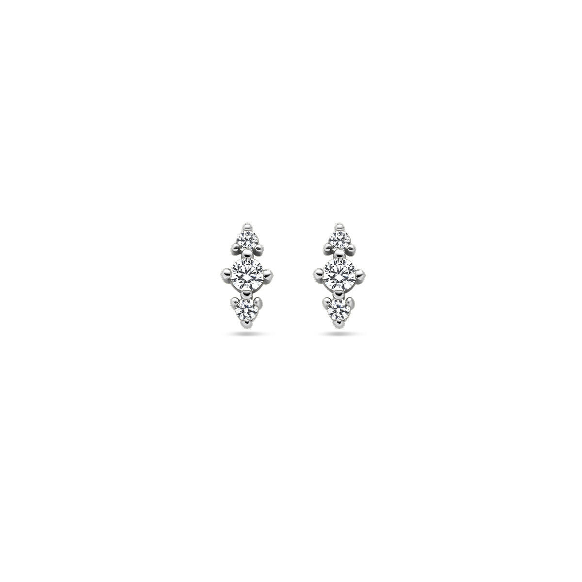 Zirconia Stud Earrings