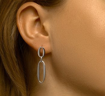 Link Earrings 925 Silver