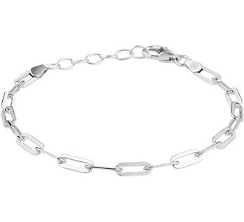 Schakelarmband Zilver