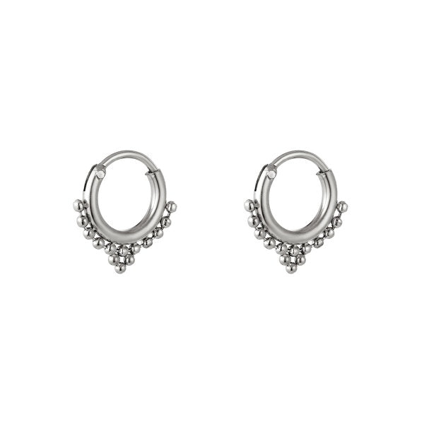 Stainless Steel Bali Earrings