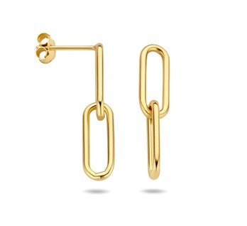 Verguld Oorhangers Paperclip