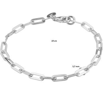 Silver link bracelet